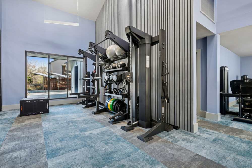 Community fitness studio at Stillwater in Charlotte, North Carolina
