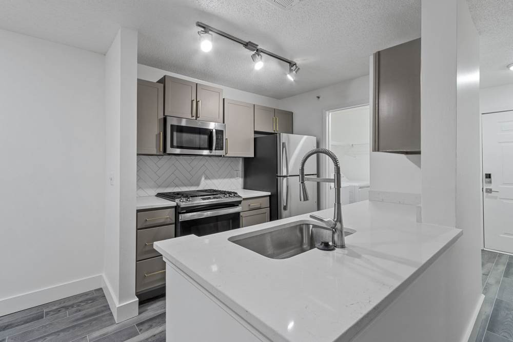 Well-designed kitchen at The Ashton in Raleigh, North Carolina