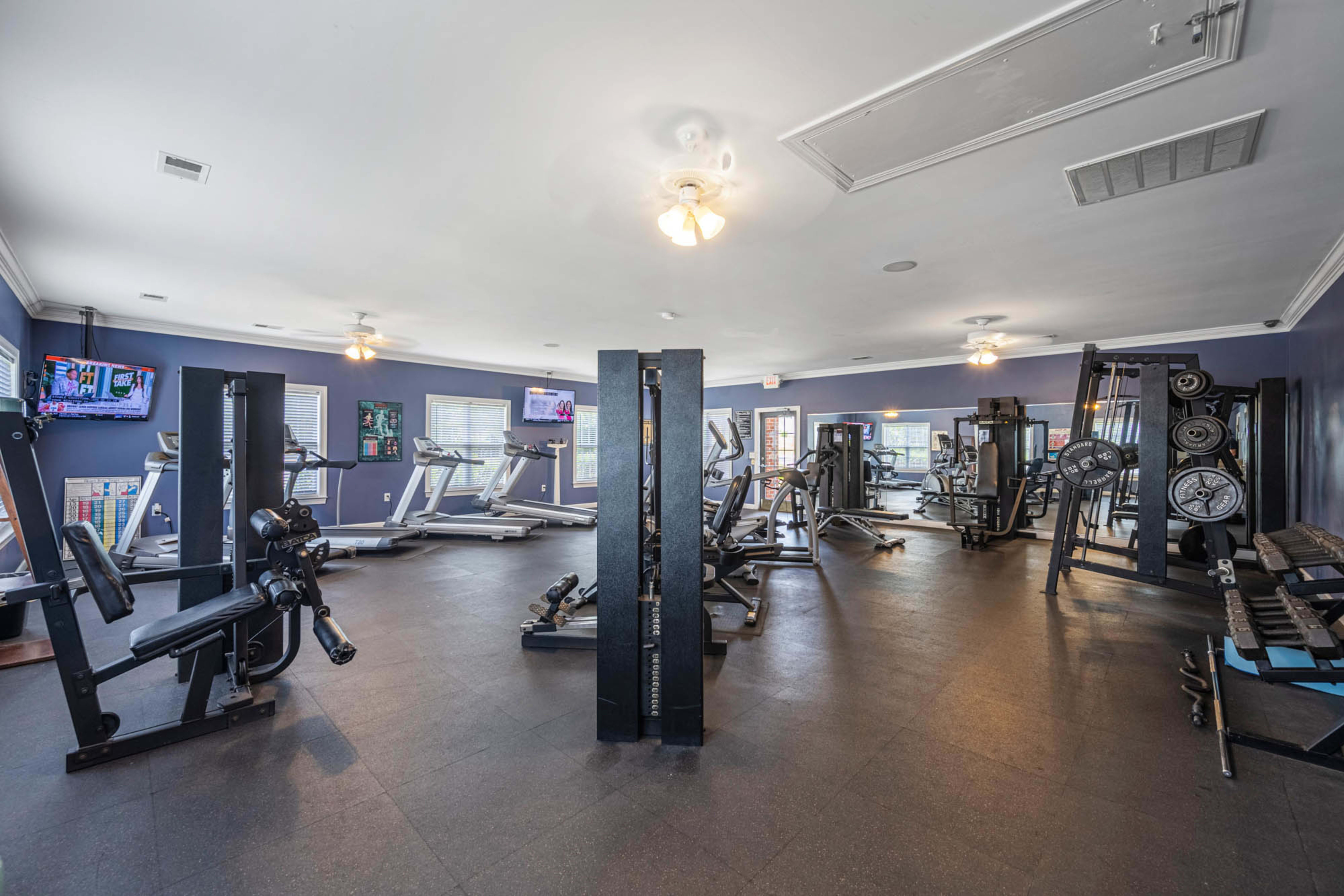 Fitness center at Laurel Springs in High Point, North Carolina