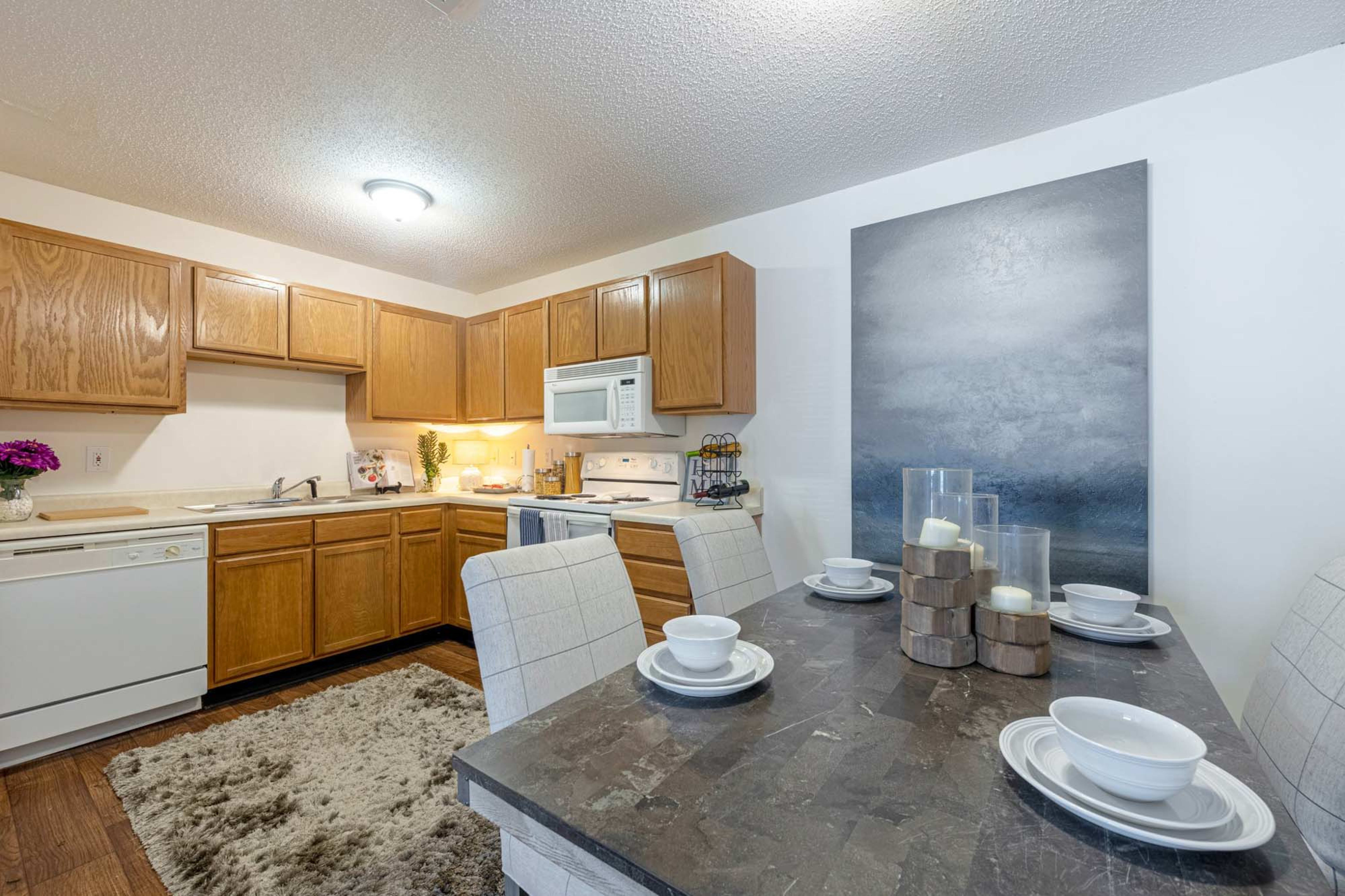 Kitchen and Dining at Laurel Springs in High Point, North Carolina