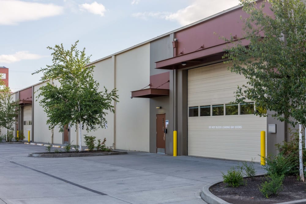 Outside of South Waterfront Heated Storage in Portland, Oregon