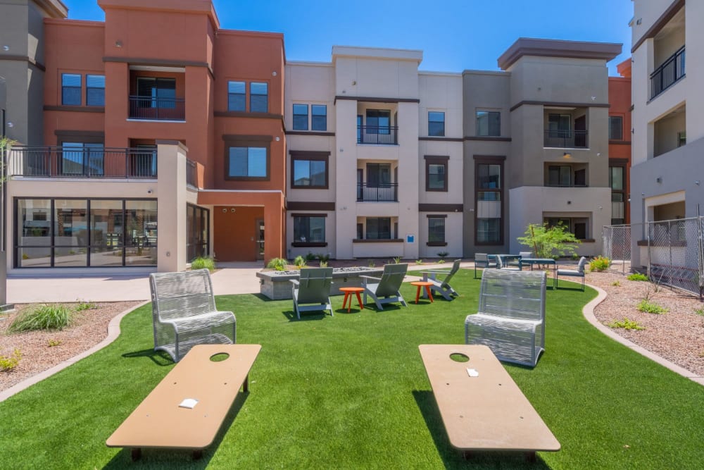 Private Patio or Balcony at District at Civic Square in Goodyear, Arizona