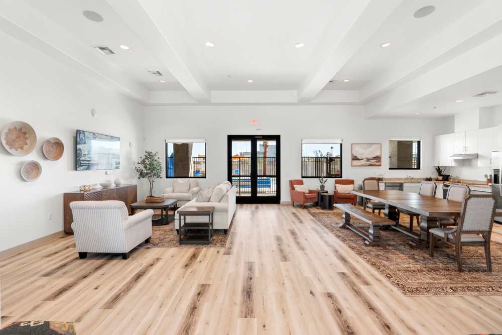 Resident lounge at Olympus at Arroyo Verde in Tucson, Arizona
