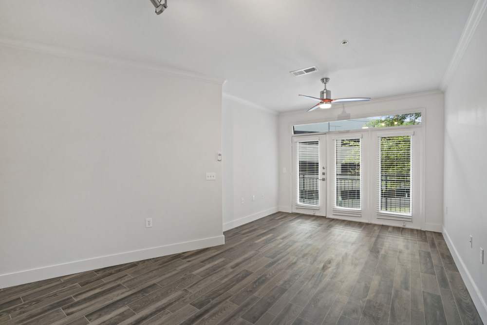 Spacious dining area at Trinity Bluff & Trinity District in Fort Worth, Texas