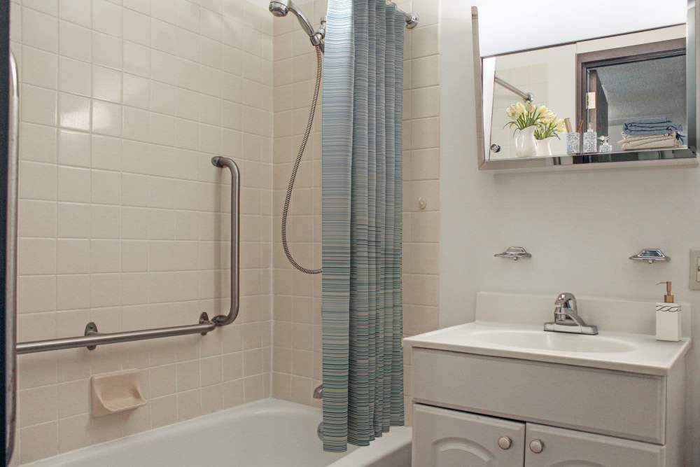 Bathroom at Fairhaven Village in Fairhaven, Massachusetts