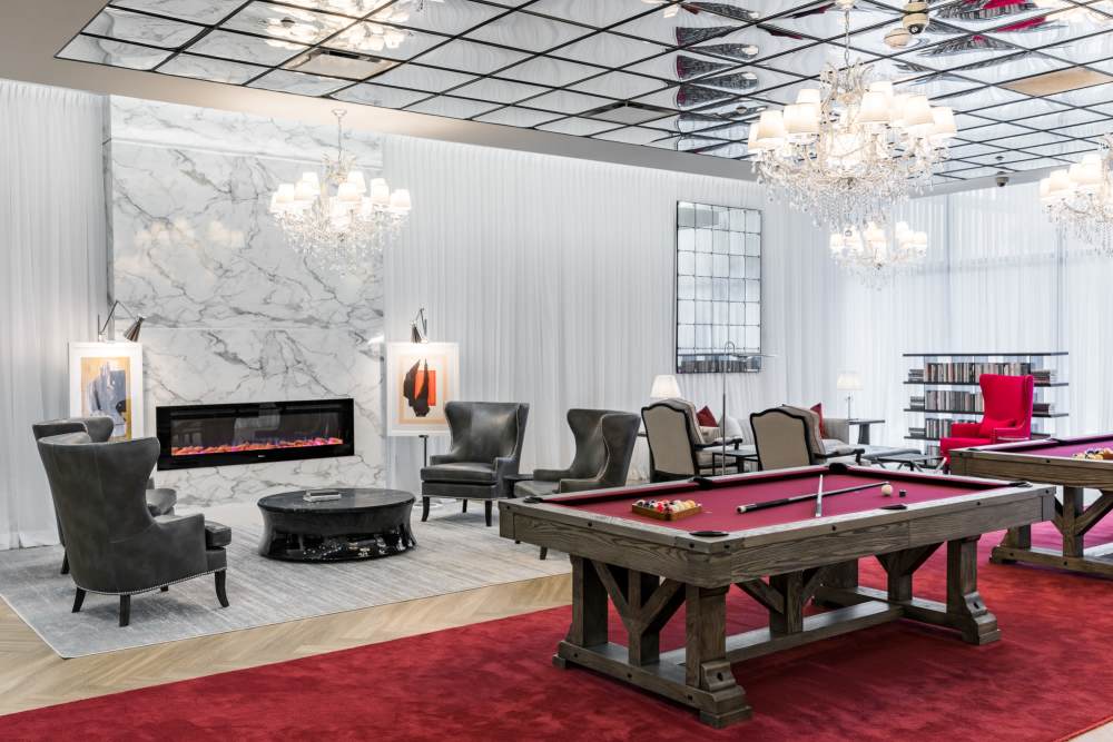 game room at a Vesper Holdings location