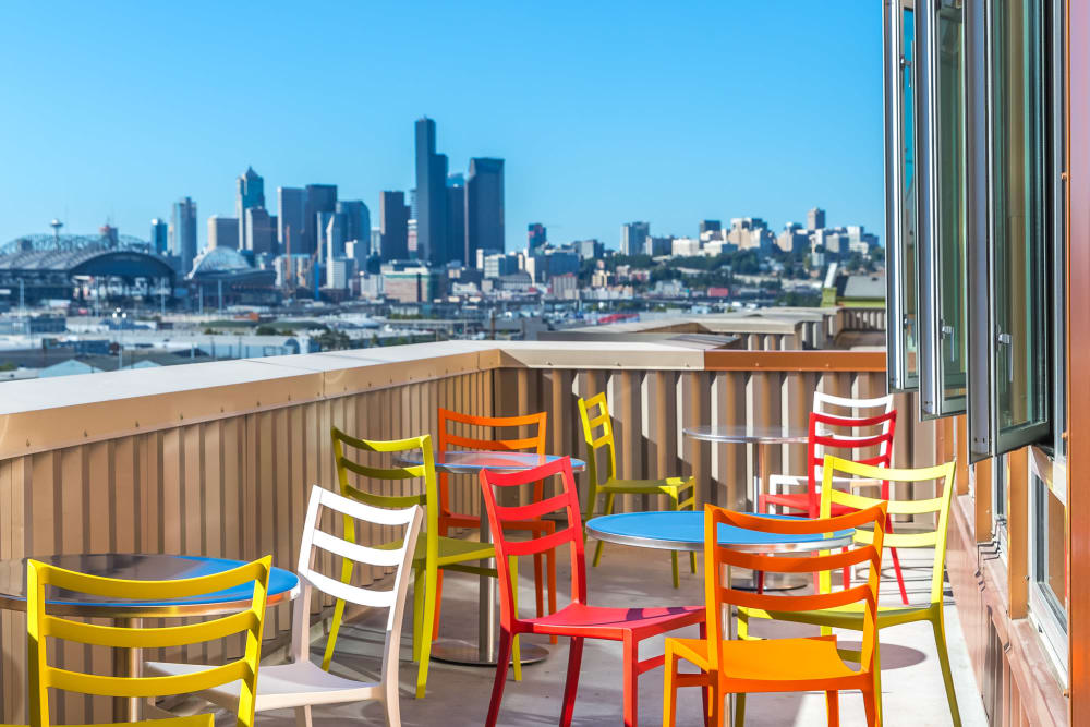 Skyline at Urban WORKlofts in Seattle, Washington