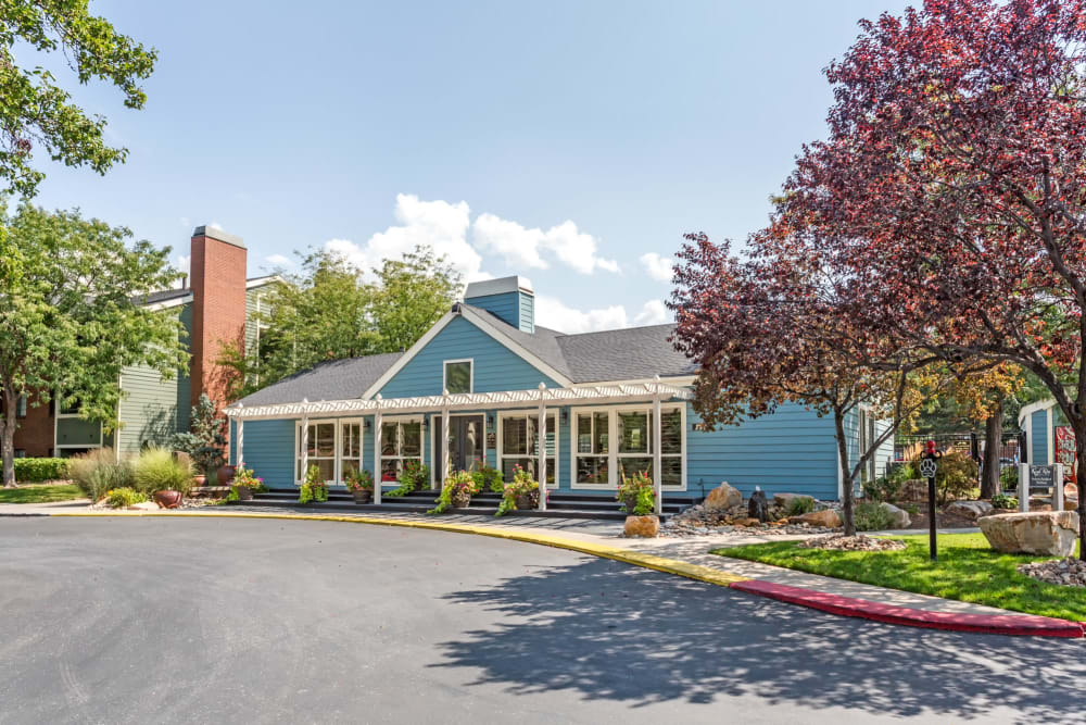 The leasing office at Royal Ridge Apartments in Midvale, Utah