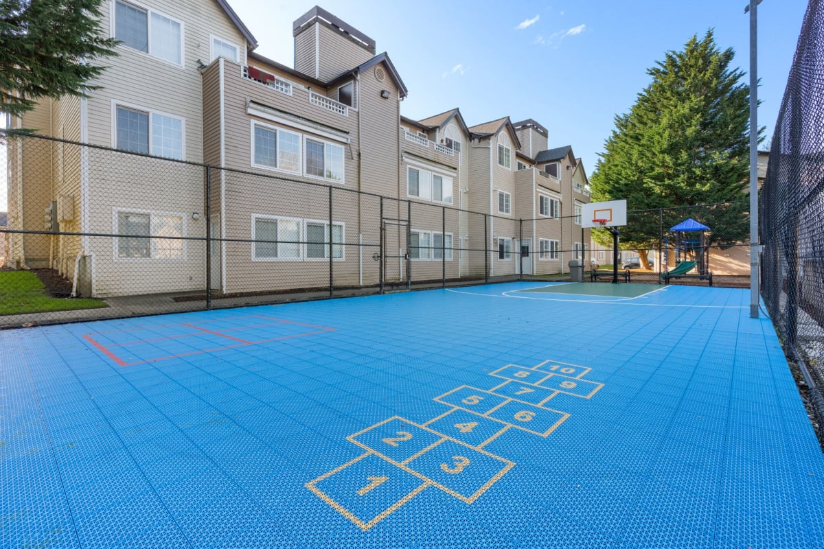 Sport court at Indigo Springs, Kent, Washington