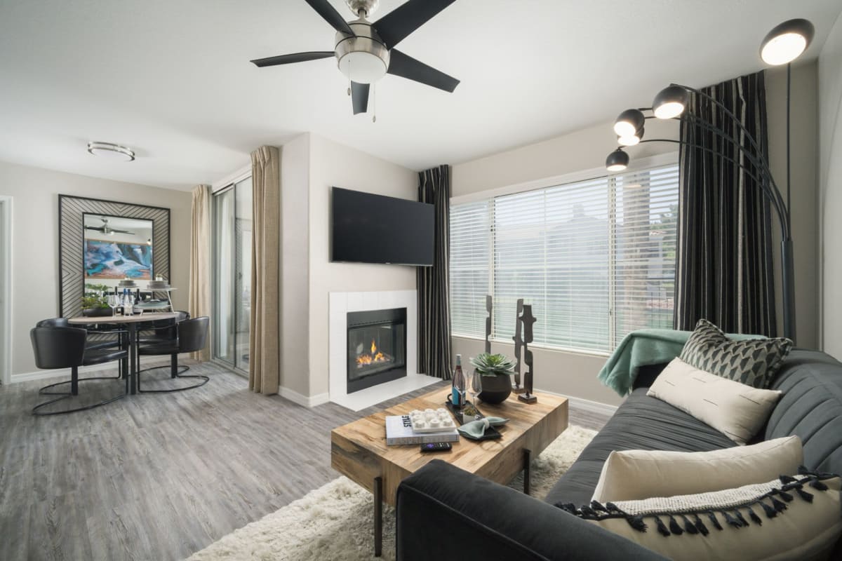 Apartment with fireplace at Lakes at Arrowhead Ranch, Glendale, Arizona