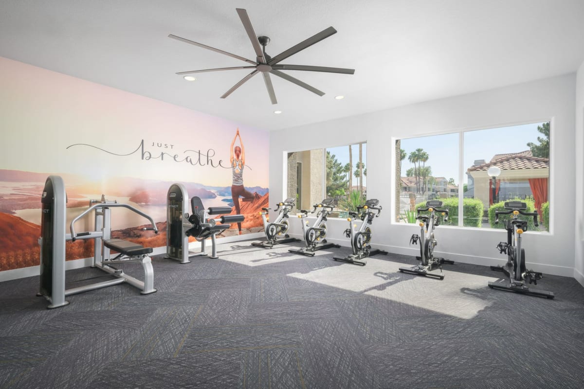 Fitness center at Lakes at Arrowhead Ranch, Glendale, Arizona