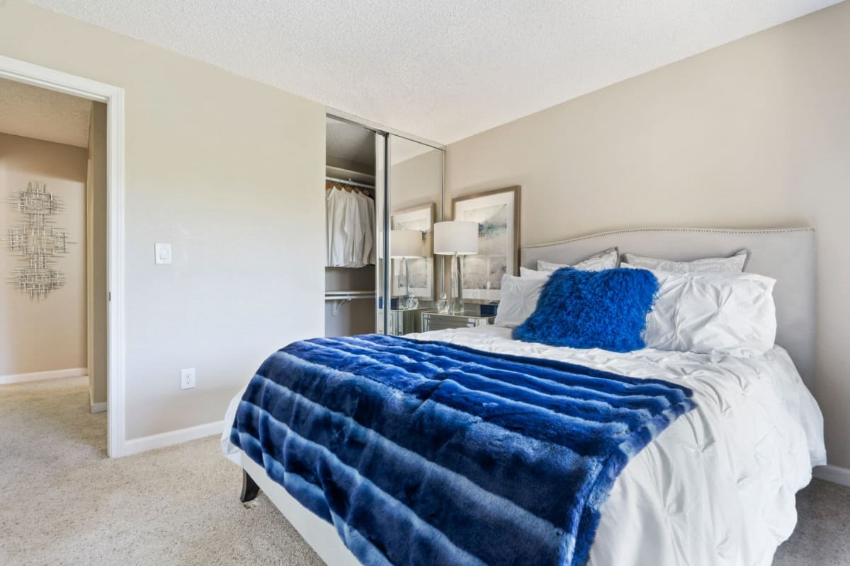 Spacious bedroom at Rancho Luna Sol, Fremont, California