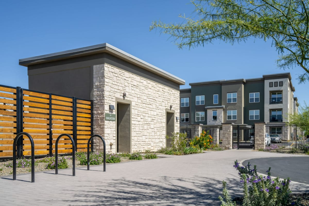 Bicycle parking at The Wyatt, Gilbert, Arizona