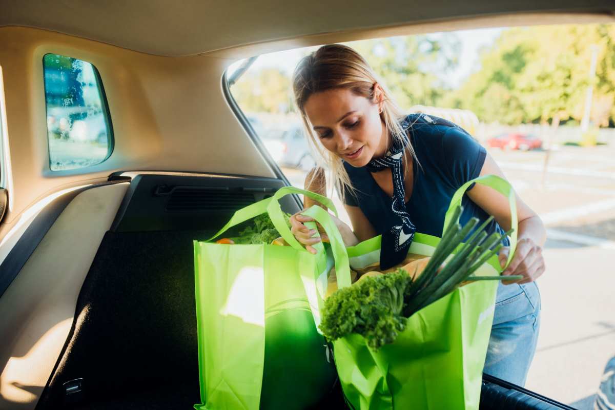 A resident shops for groceries near Summit at Stonebriar, Frisco, Texas