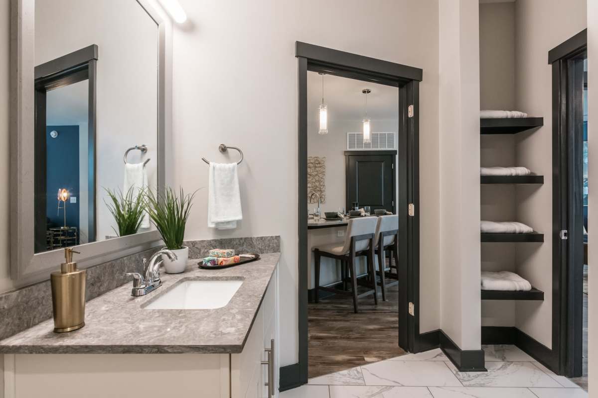 Bathroom at Vintage Gateway, Murfreesboro, Tennessee