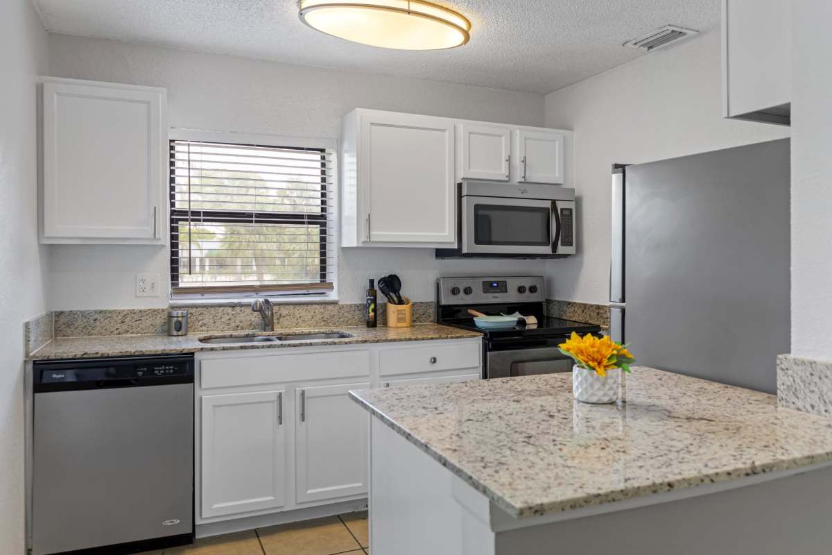 Kitchen at Stella Boca Raton Apartments, Boca Raton, Florida
