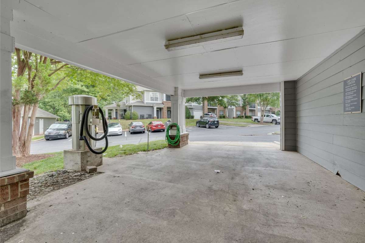Car wash at Weston Reserve Apartments in Morrisville, North Carolina
