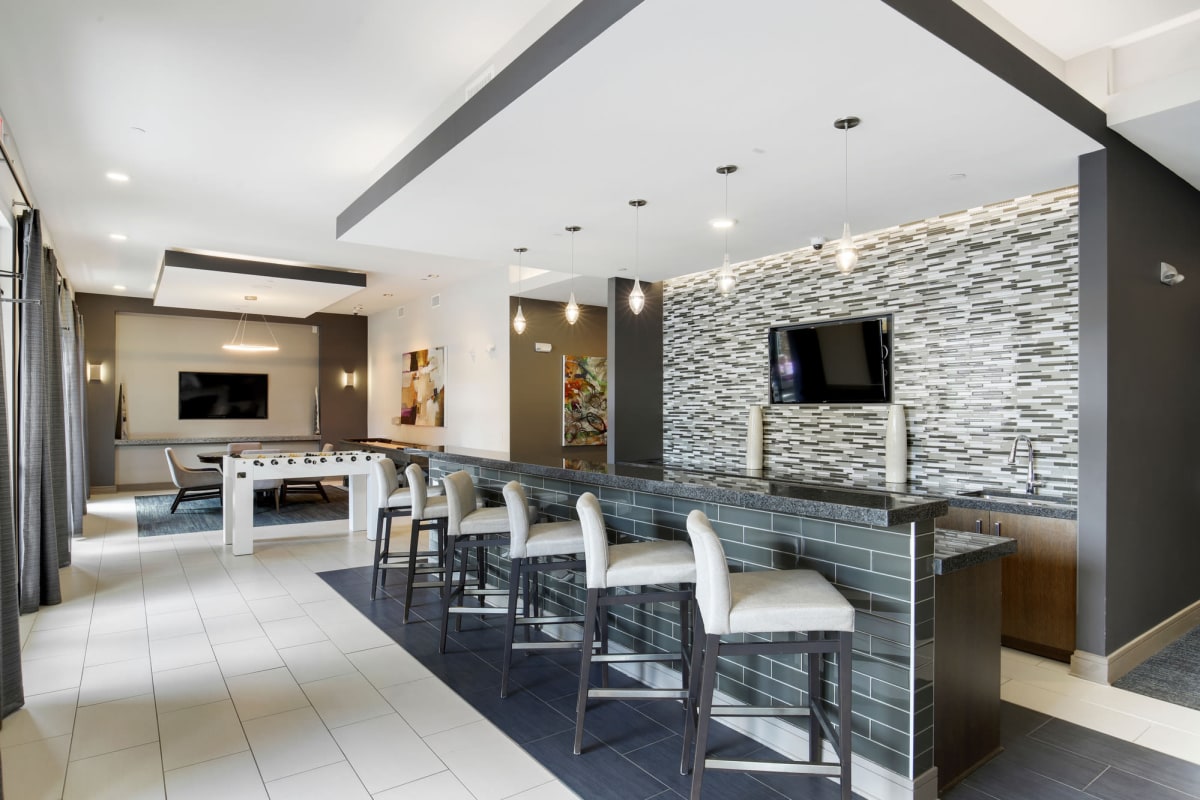 Clubhouse at Lantower Waverly in Charlotte, North Carolina