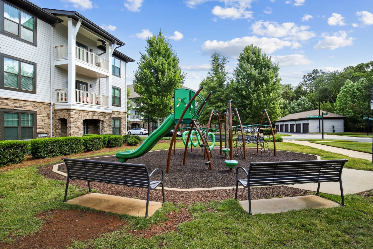 On-site playground at Lantower Waverly in Charlotte, North Carolina