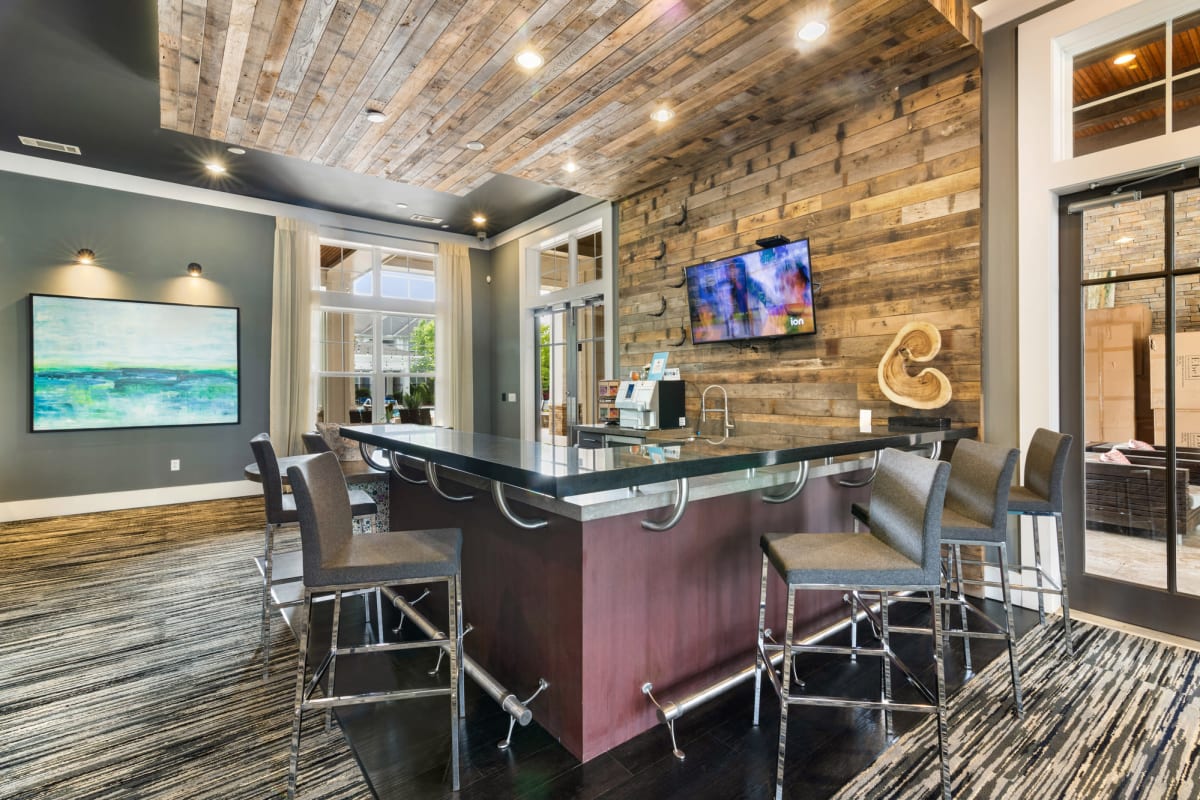 Clubhouse at Realm at Patterson Place in Durham, North Carolina