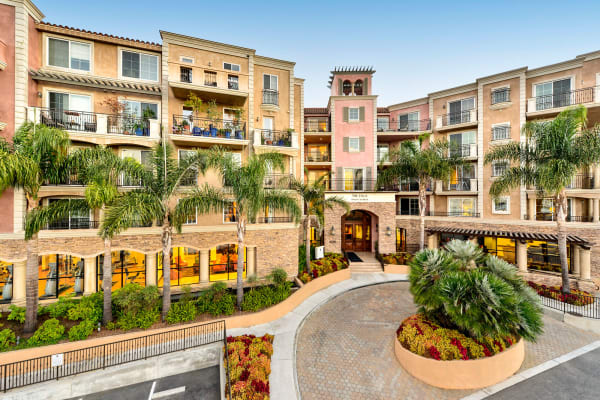 Exterior view of The Villa at Marina Harbor at Marina Harbor in Marina del Rey, California