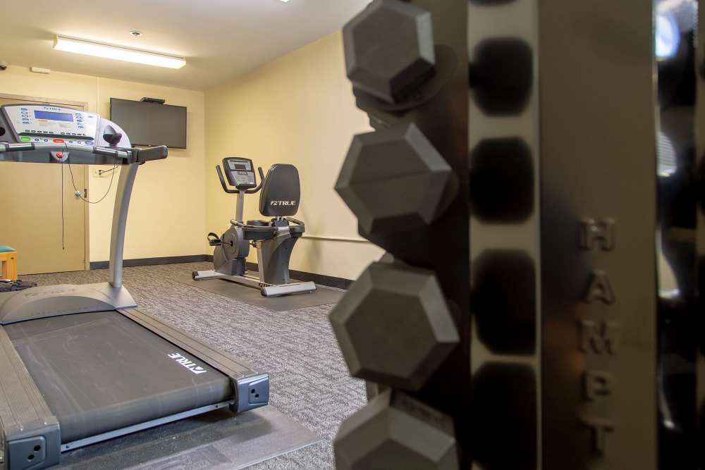Fitness center at Fairhaven Village in Fairhaven, Massachusetts