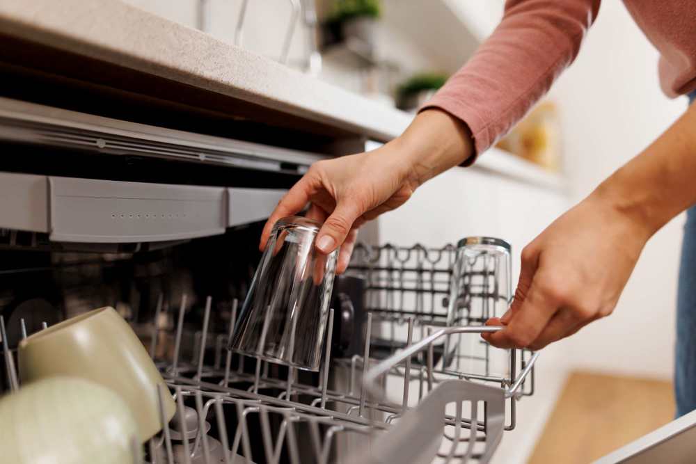 Dishwasher in the kitchen at Canyon Townhomes in Phoenix, Arizona