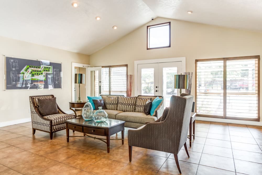 Community common area for resident use at Royal Ridge Apartments in Midvale, Utah