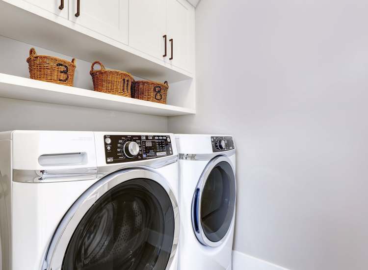 Laundry facility at Memorial Square Apartments in Springfield, Massachusetts