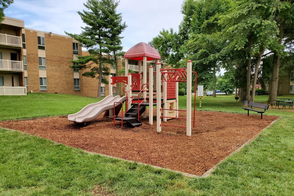 Children's play area at The Glendale Residence in Lanham, Maryland