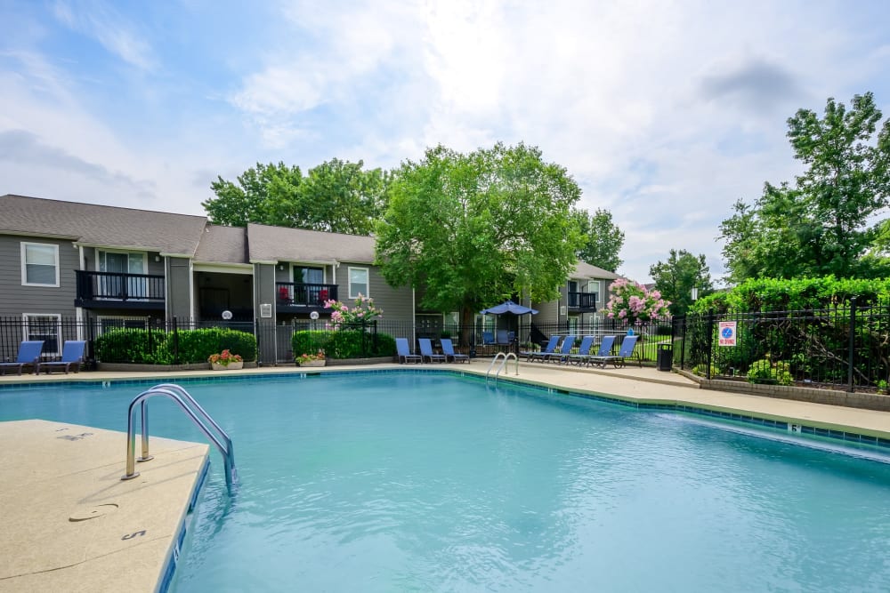 Swimming pool with a sun deck at The Hamilton in Hendersonville, Tennessee