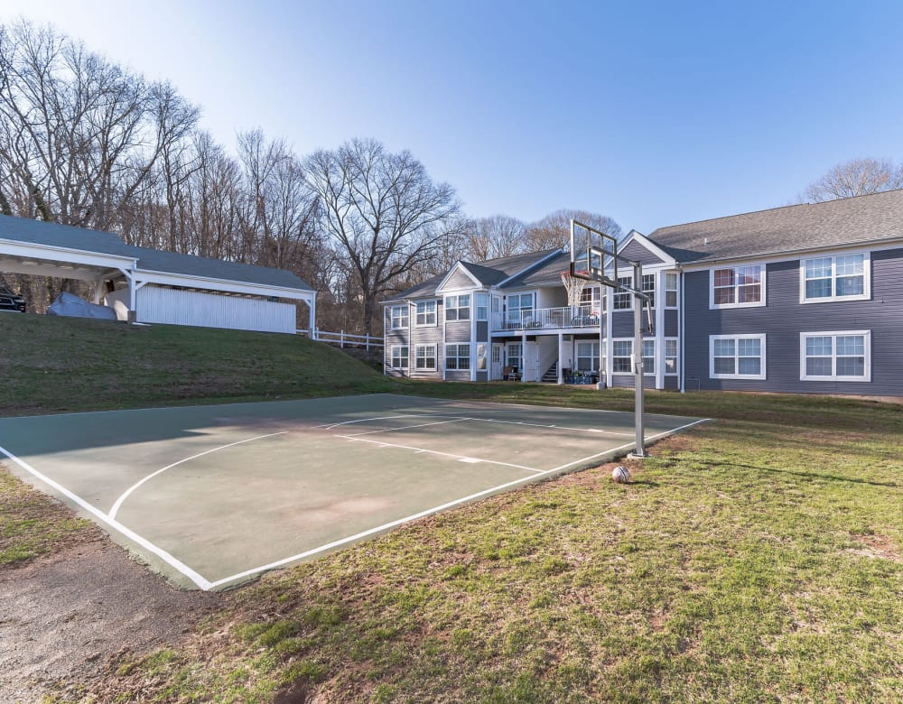 Our Modern Apartments in East Haven, Connecticut showcase a Basketball Court