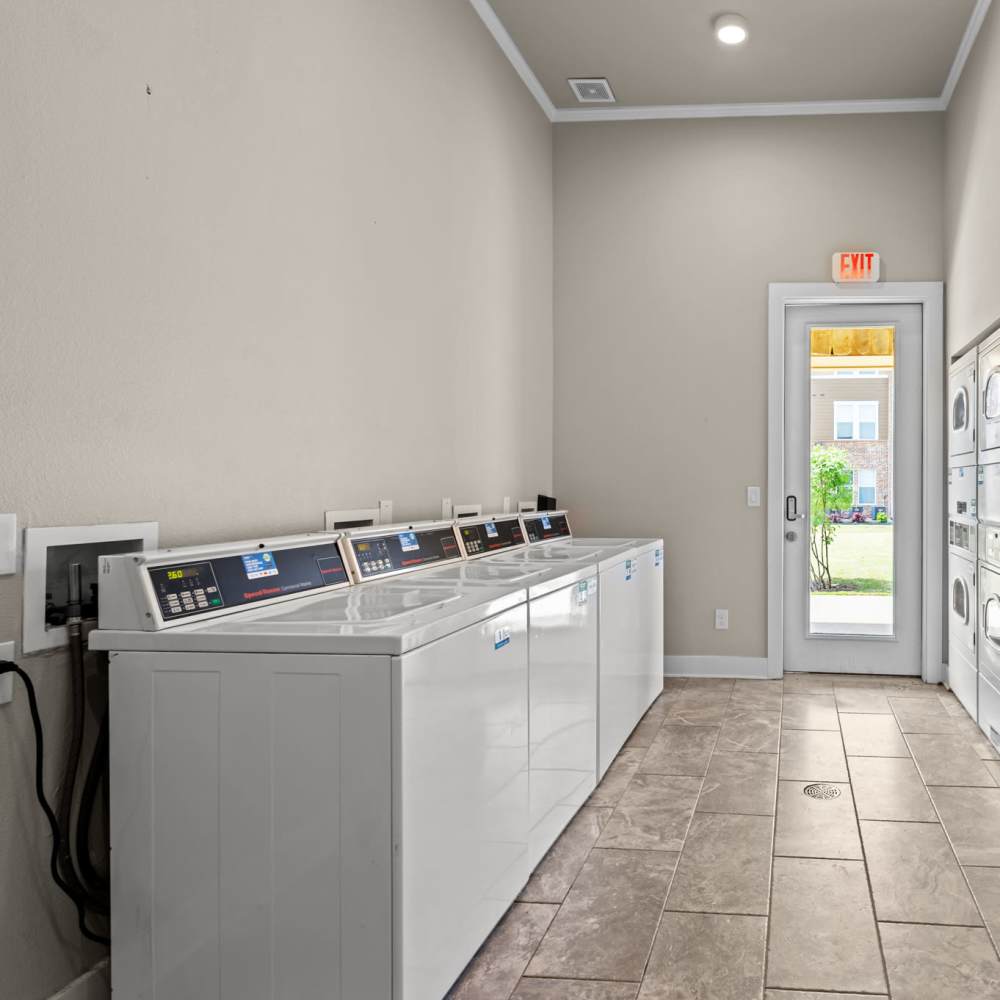 Community laundry facility at Deer Park in Athens, Texas