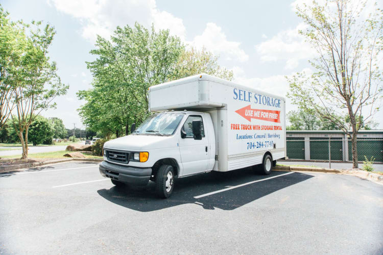 Moving truck rentals at The Attic Self Storage