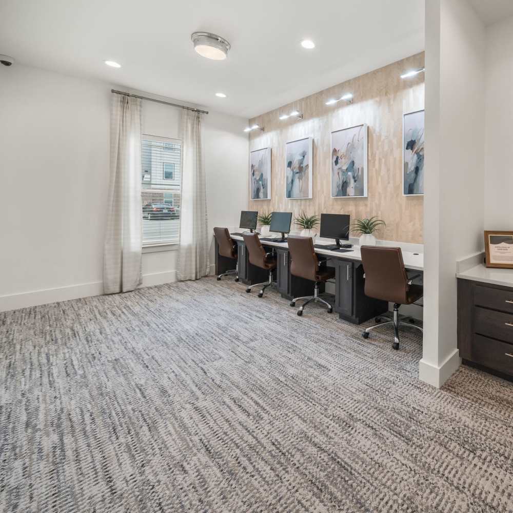 Business center at Fletcher Black in Panama City, Florida