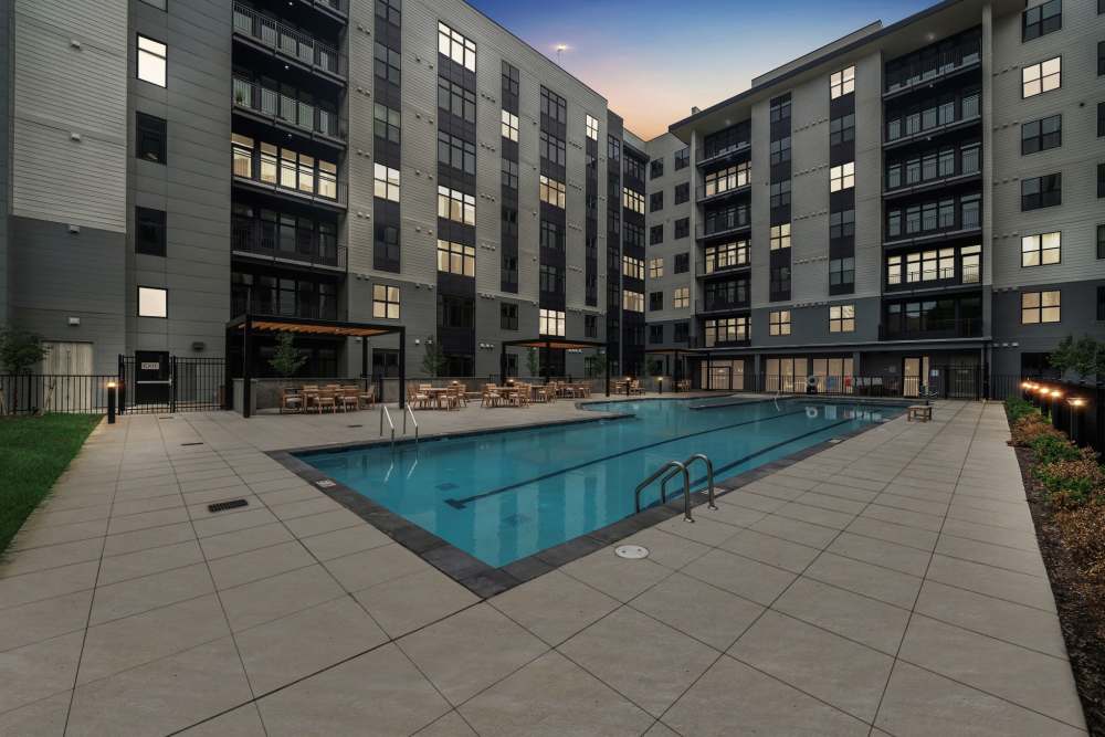 Luxurious Pool Area | Apartments Charlottesville VA