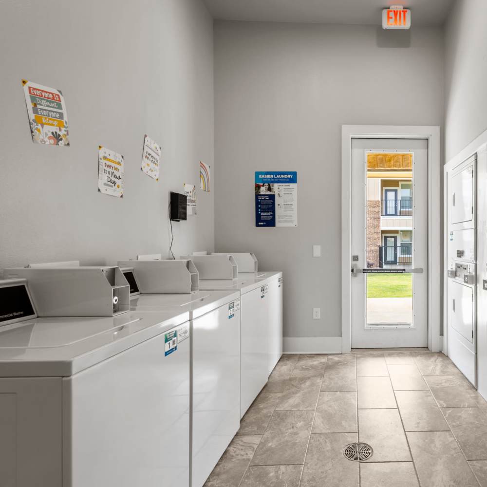 Washer and dryer at Harvest Creek in Marshall,Texas