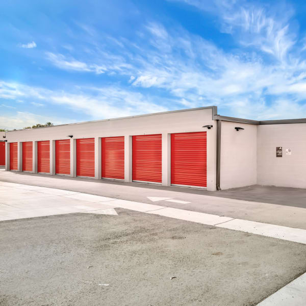 Drive-up storage units at StorQuest Self Storage in Surprise, Arizona