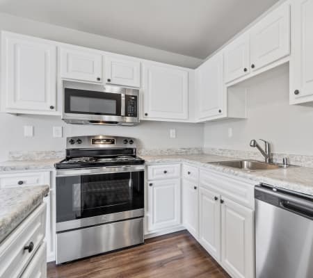 Kitchen at Quail Hill Apartment Homes in Castro Valley, California