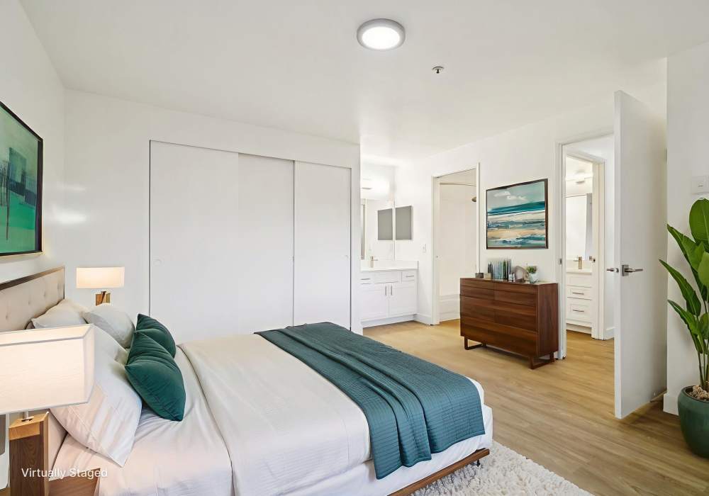 Bedroom at Foundry on Fifth in Renton, Washington