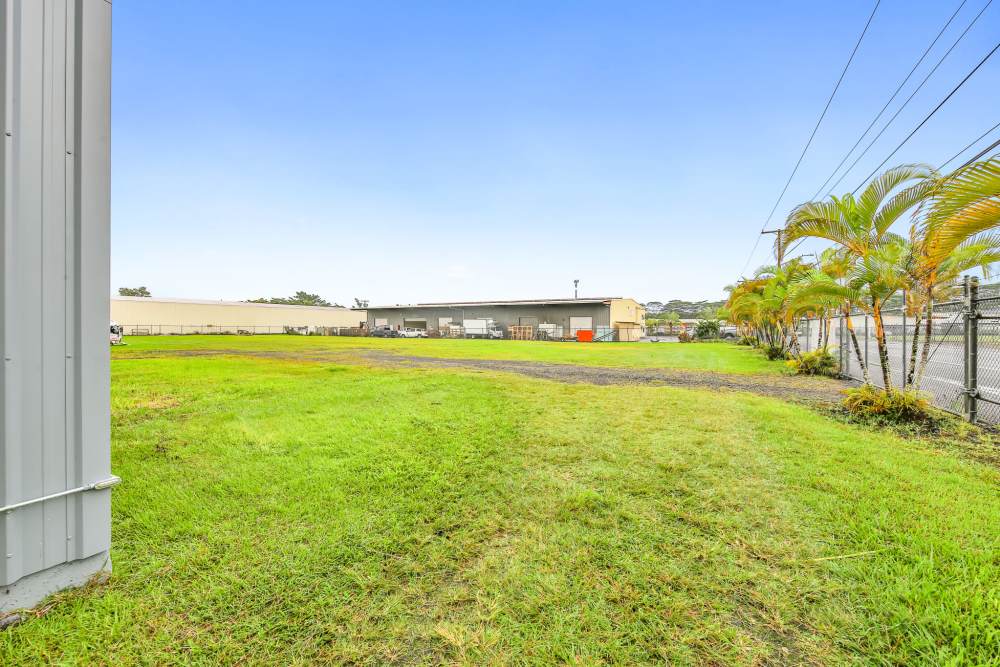 Well maintained landscape at BuxBear Storage Kea'au in Kea'au, Hawaii