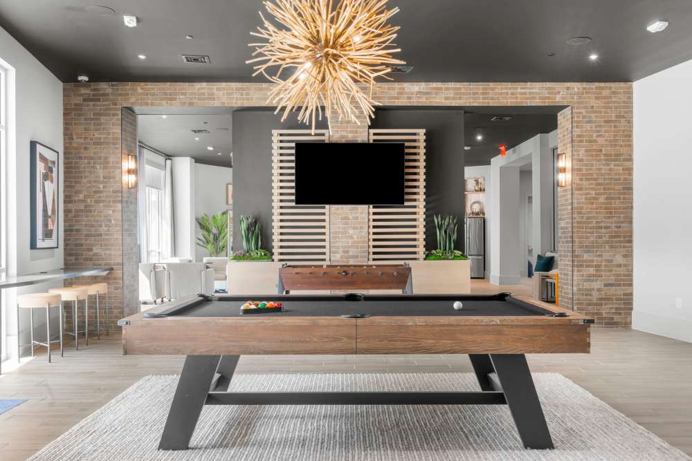 Billiard table at District at 54 in Raleigh,North Carolina