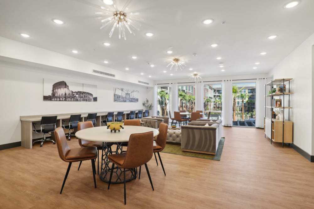 Dining area at Tempo in Las Vegas Nevada