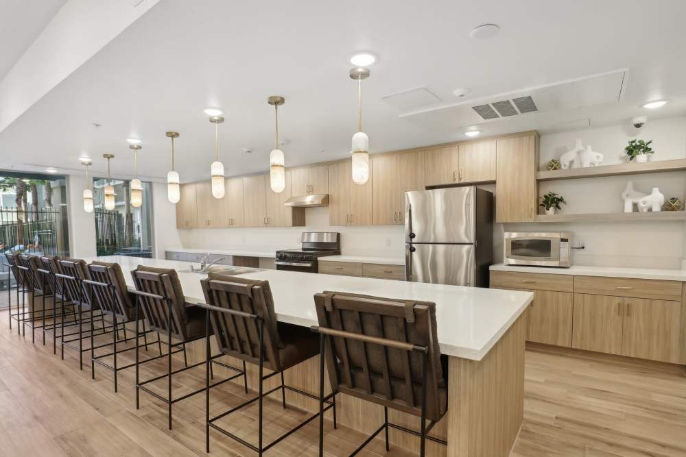 Clubhouse kitchen at Tempo in Las Vegas Nevada