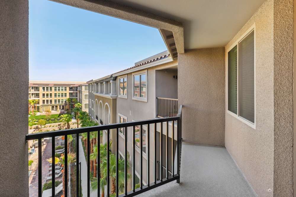 Private patio at Tempo in Las Vegas Nevada