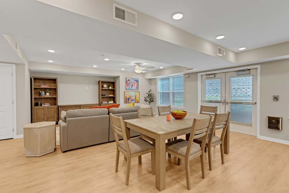 Community clubhouse at Robinson Overlook in Columbia, Maryland