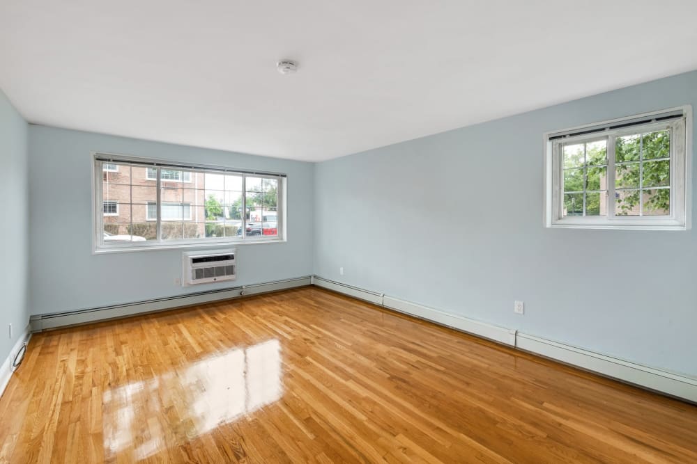 Cozy bedroom at Eagle Rock Apartments at Carle Place in Carle Place, New York