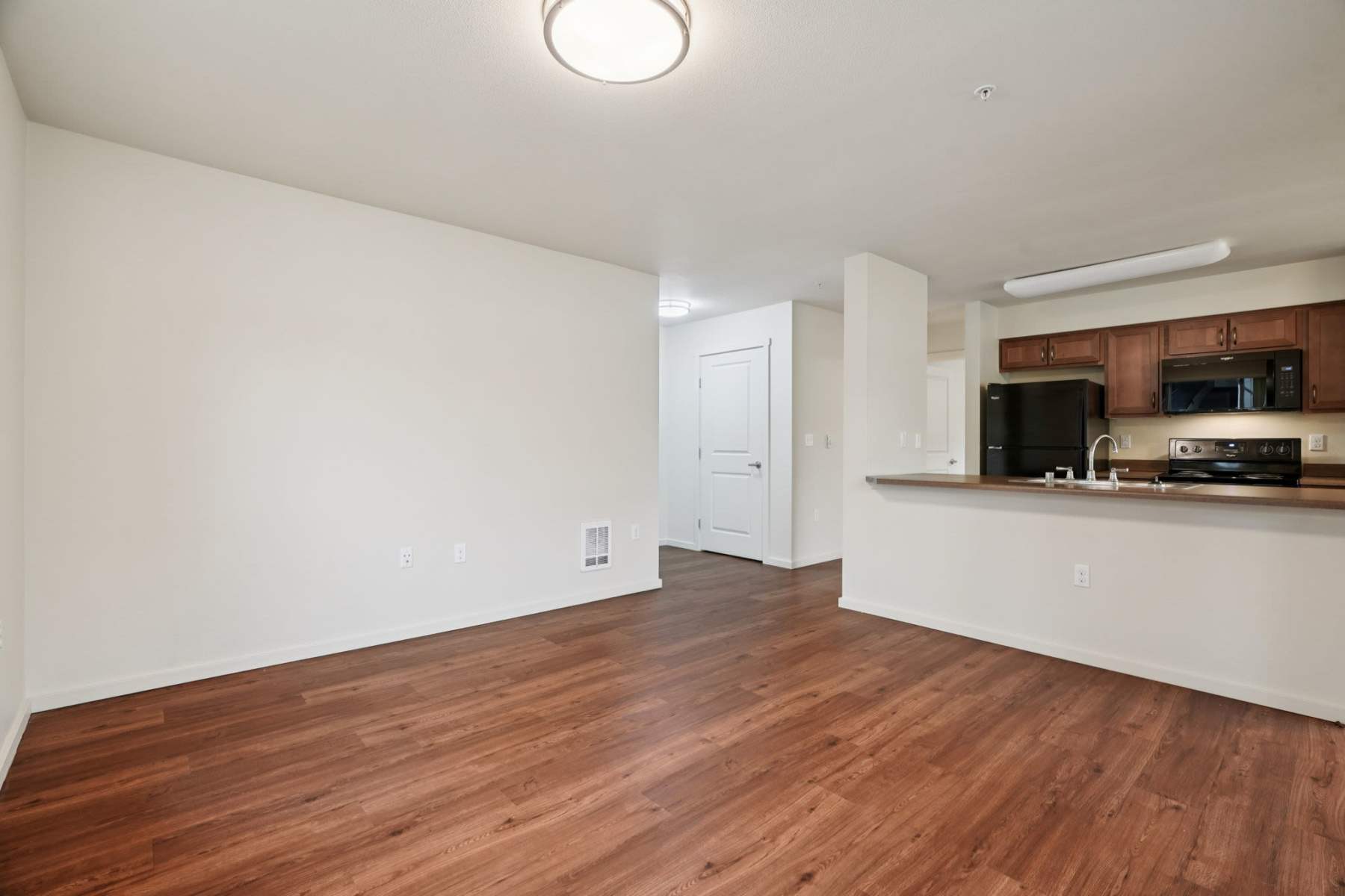 Living room at Copper Lane in Vancouver, Washington