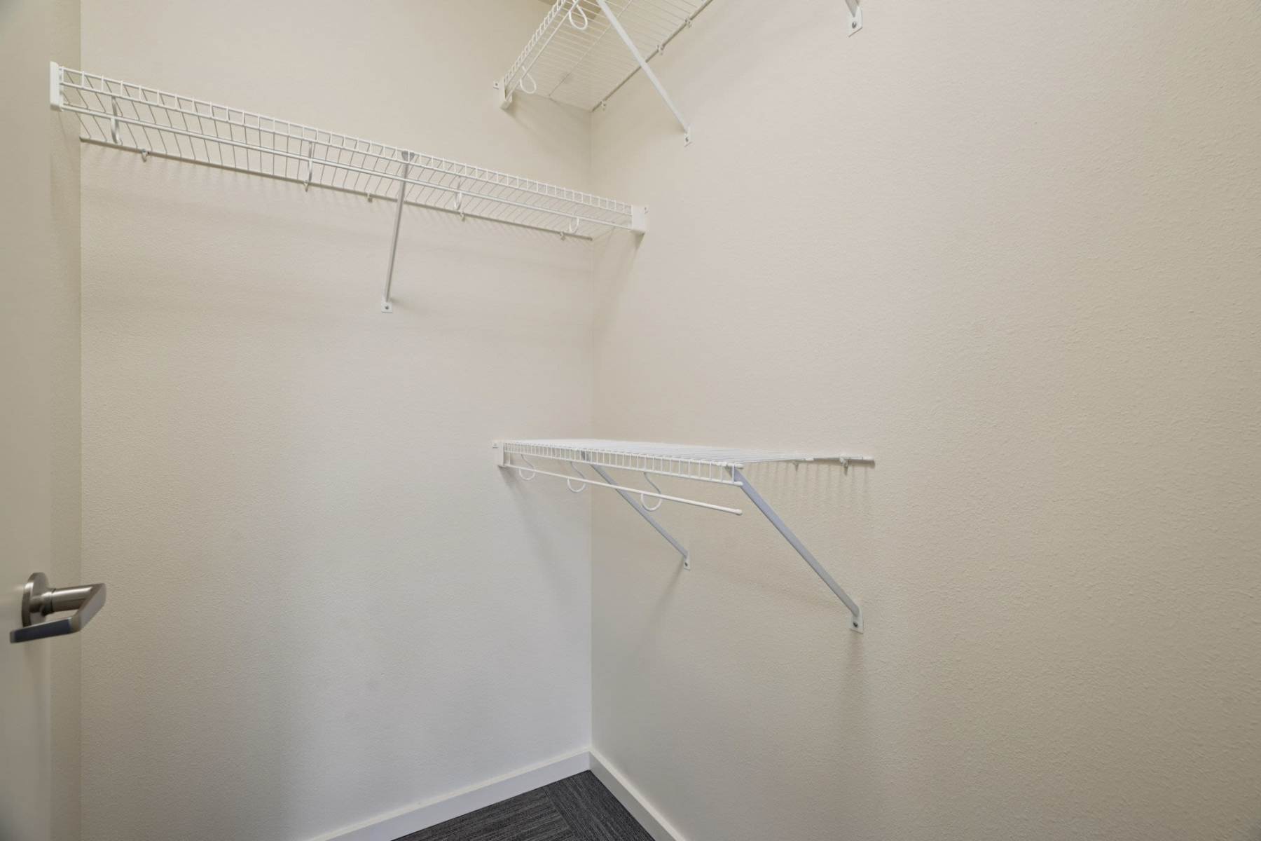 Clothes rack cabinet at Copper Lane in Vancouver, Washington