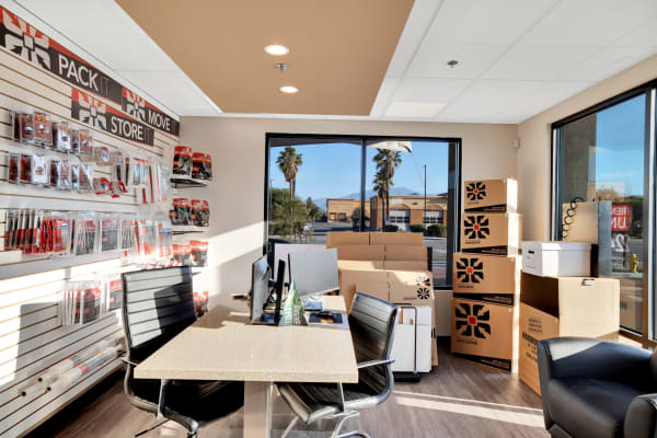 Moving supplies at StorQuest Self Storage in Bermuda Dunes, California